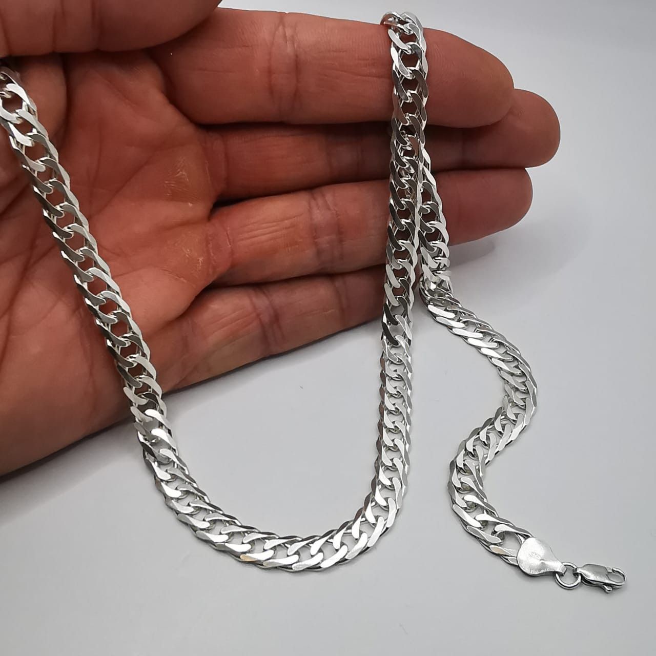 Sterling Silver Vintage Jewelry Chain, 925 Sterling Silver, Signed 28,99g Size ONE SIZE - 1 Thumbnail