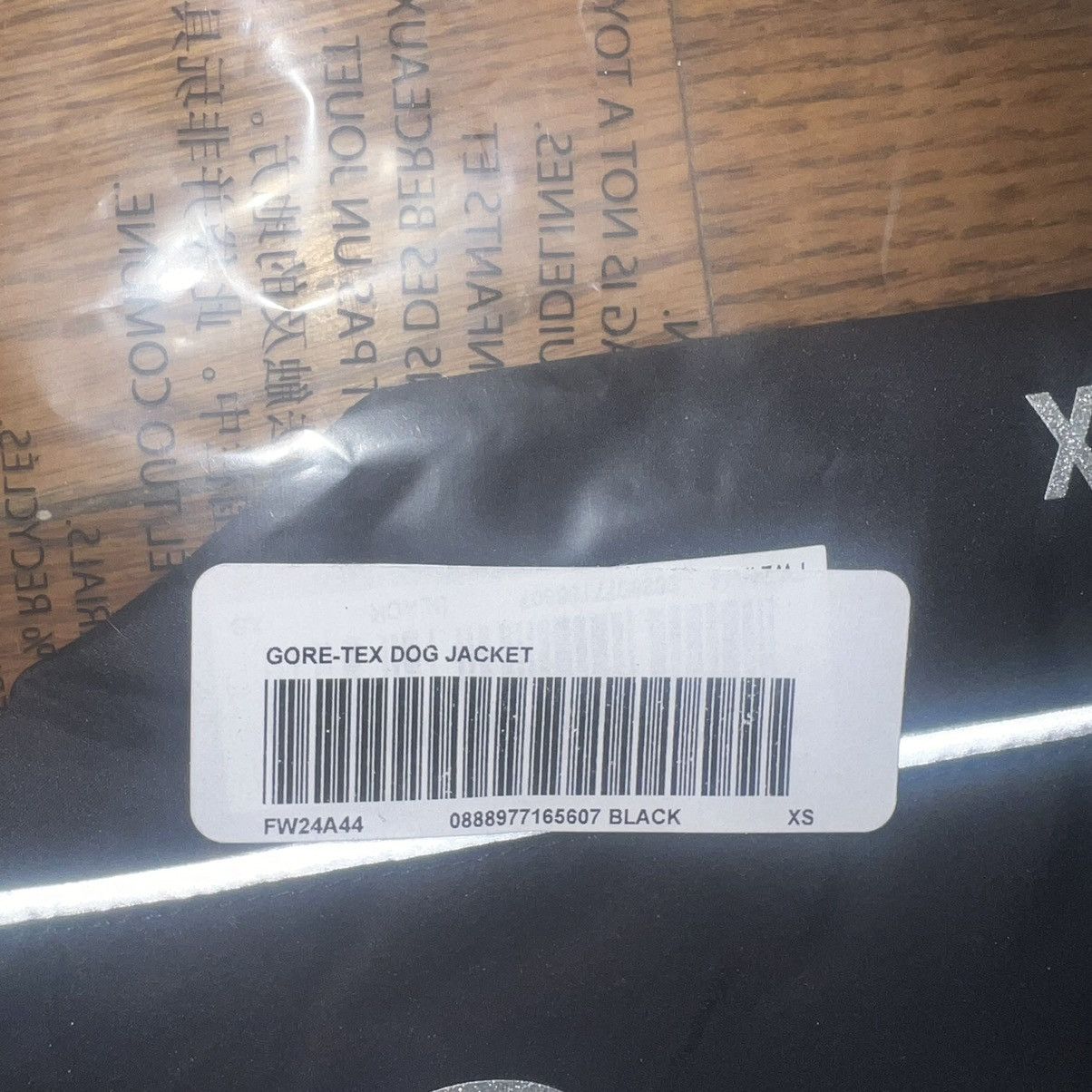 Supreme Supreme Gore-Tex dog Jacket Black Size: XS Size US XS / EU 42 / 0 - 6 Thumbnail