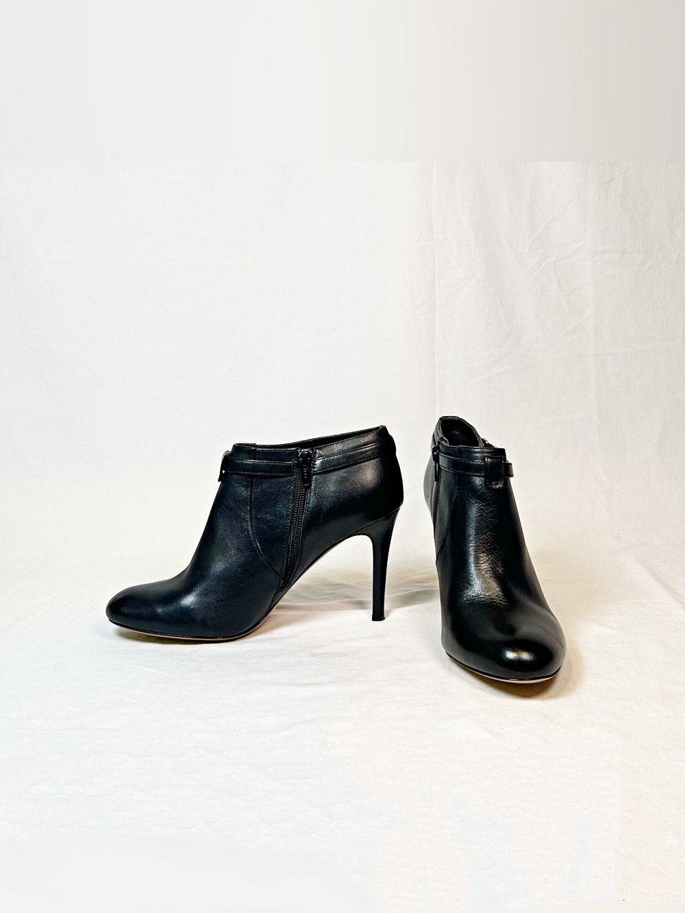 Coach Coach Salene II Black Leather Stiletto Booties Ankle Boots Size US 8.5 / IT 38.5 - 2 Thumbnail