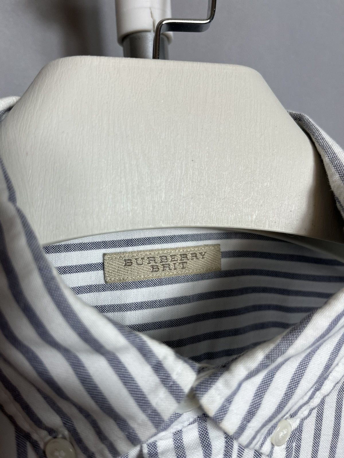 Burberry Burberry Brit mens shirt button down long sleeve striped Size US S / EU 44-46 / 1 - 5 Thumbnail