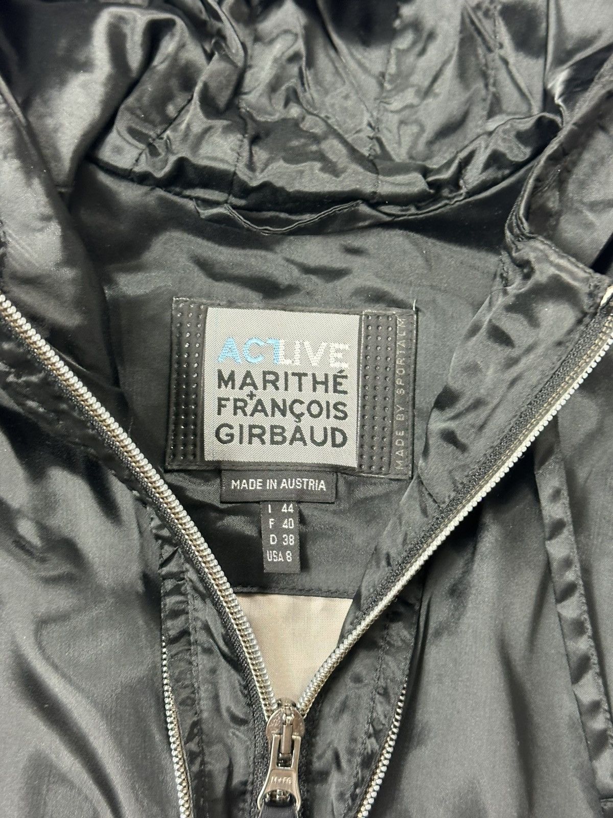 Marithe + Francois Girbaud Marithe Francois Girbaud Hooded Zip Jacket Double Zip Black Size M / US 6-8 / IT 42-44 - 9 Thumbnail