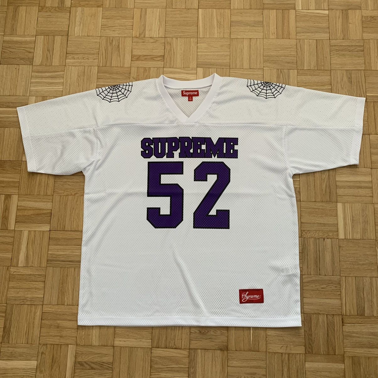 Supreme Supreme Spiderweb Football Jersey XL | Grailed