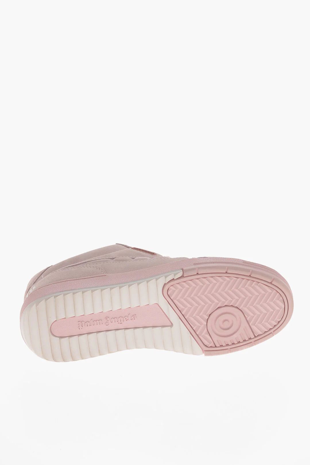 Palm Angels og1mm0326 Suede Lace-Up Sneakers in Pink Size US 7 / IT 37 - 5 Thumbnail