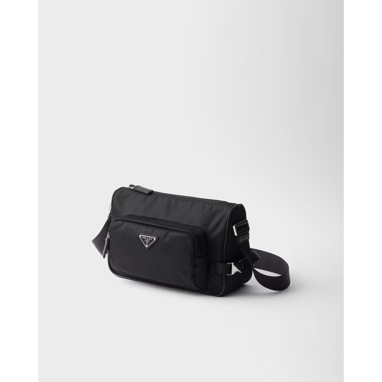 Prada PRADA $2150 Medium Re-Nylon and Saffiano leather shoulder ba Size ONE SIZE - 2 Thumbnail