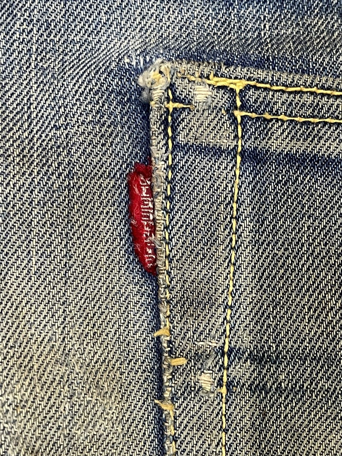 If Six Was Nine Vintage Japanese Brand Mud Wash Bell Bottom Flare Jeans Size US 29 - 10 Thumbnail