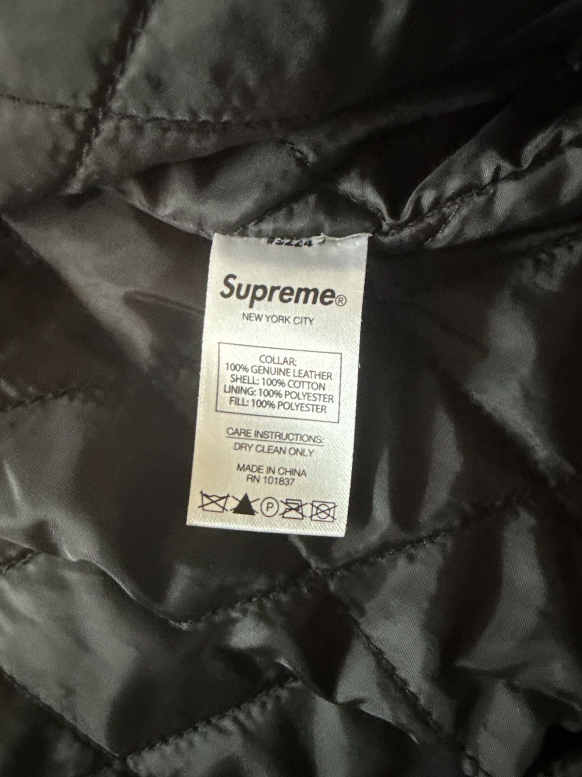 Supreme Supreme white leather collar work jacket FW20 Size US L / EU 52-54 / 3 - 5 Thumbnail