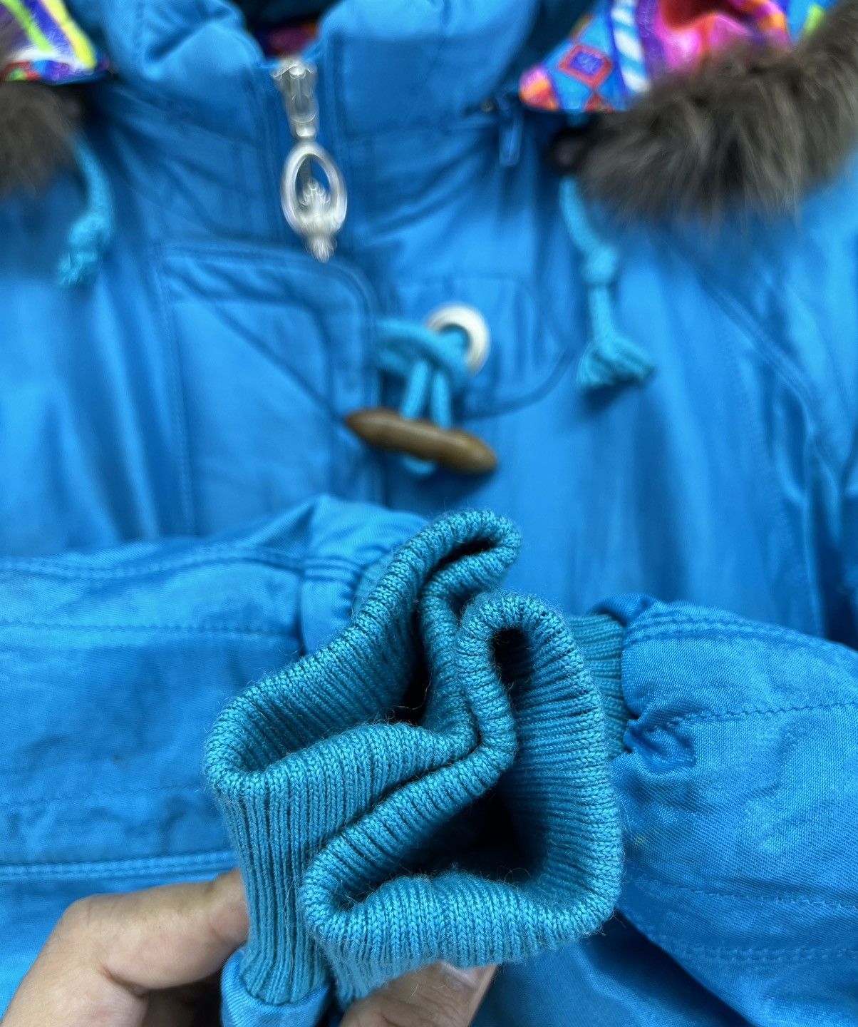 Japanese Brand Vintage Phenix Rare Backhit Fur Hoodie Ski Jacket Size M / US 6-8 / IT 42-44 - 15 Thumbnail