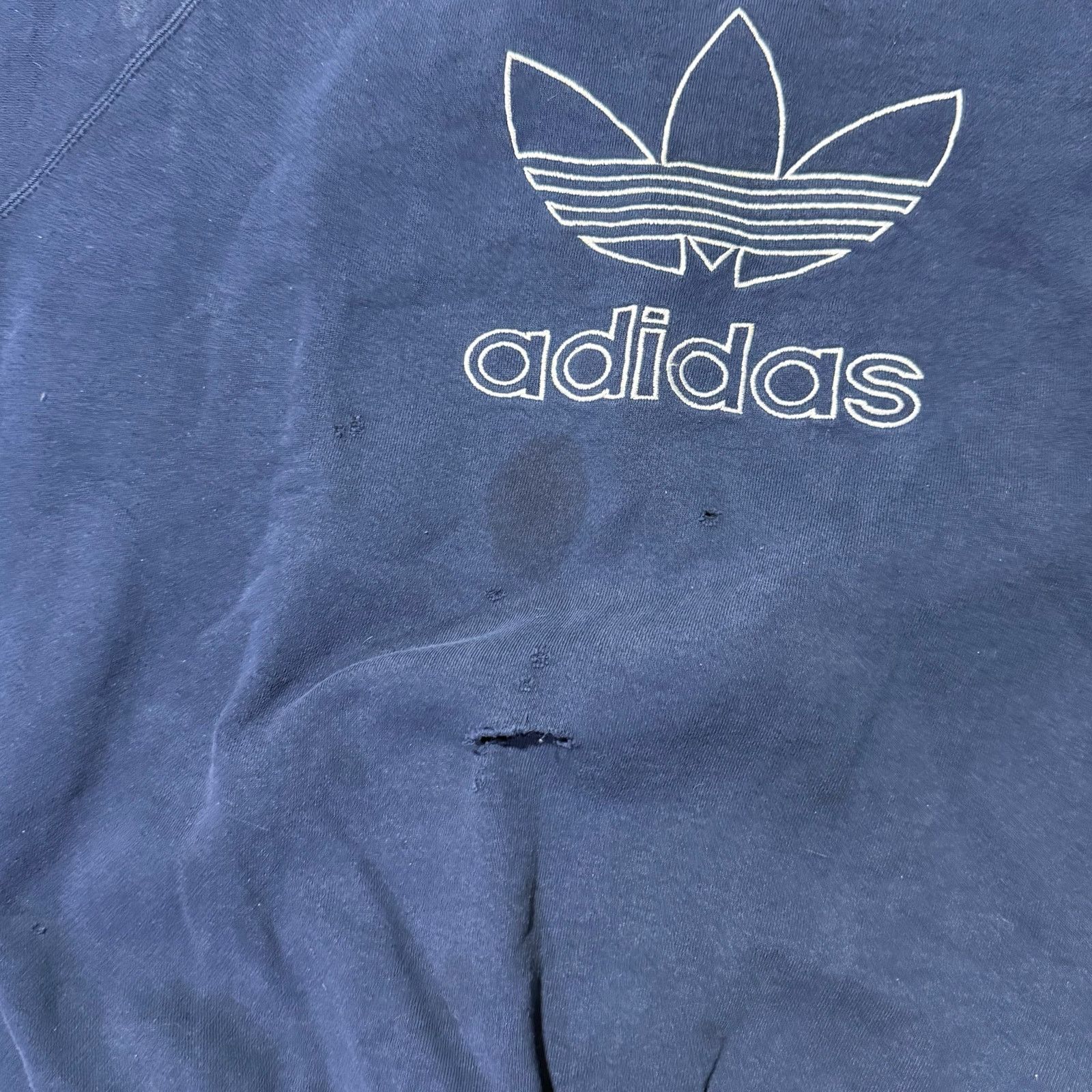 Adidas Vintage 90’s Adidas Crewneck Xxl Size US XXL / EU 58 / 5 - 3 Thumbnail