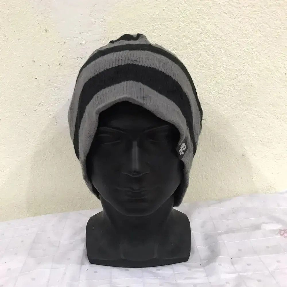 Japanese Brand × Takeo Kikuchi Takeo Kikuchi Stripe Design Beanie Hat Size ONE SIZE - 3 Thumbnail