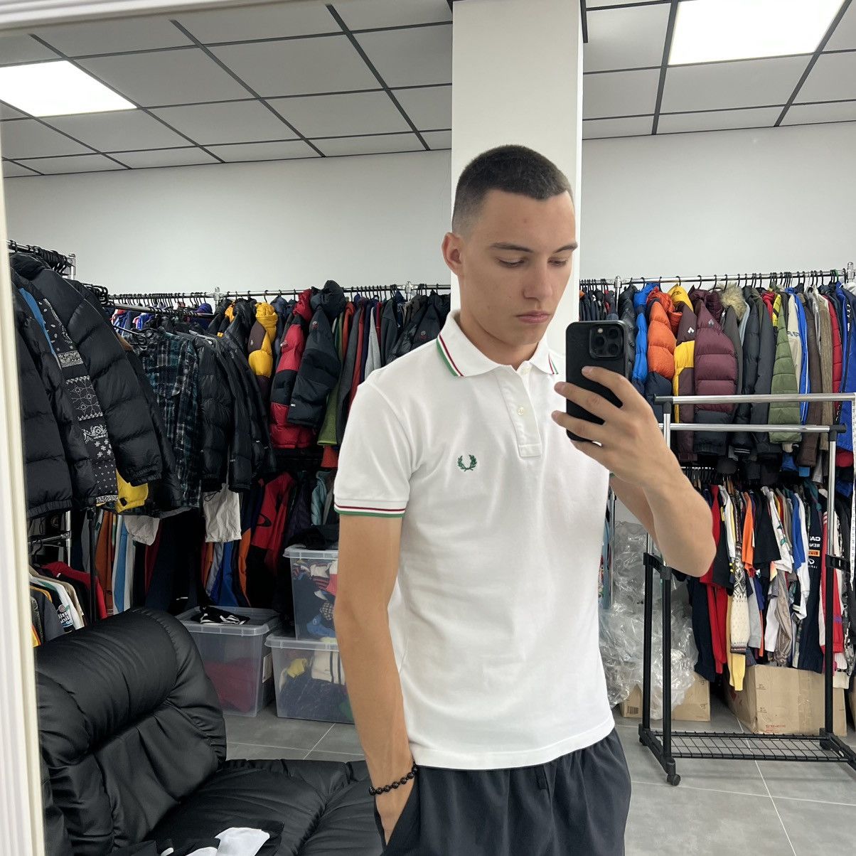 Fred Perry Fred Perry Light and Stretch Polo Shirt Size S Made in Italy Size US S / EU 44-46 / 1 - 2 Thumbnail