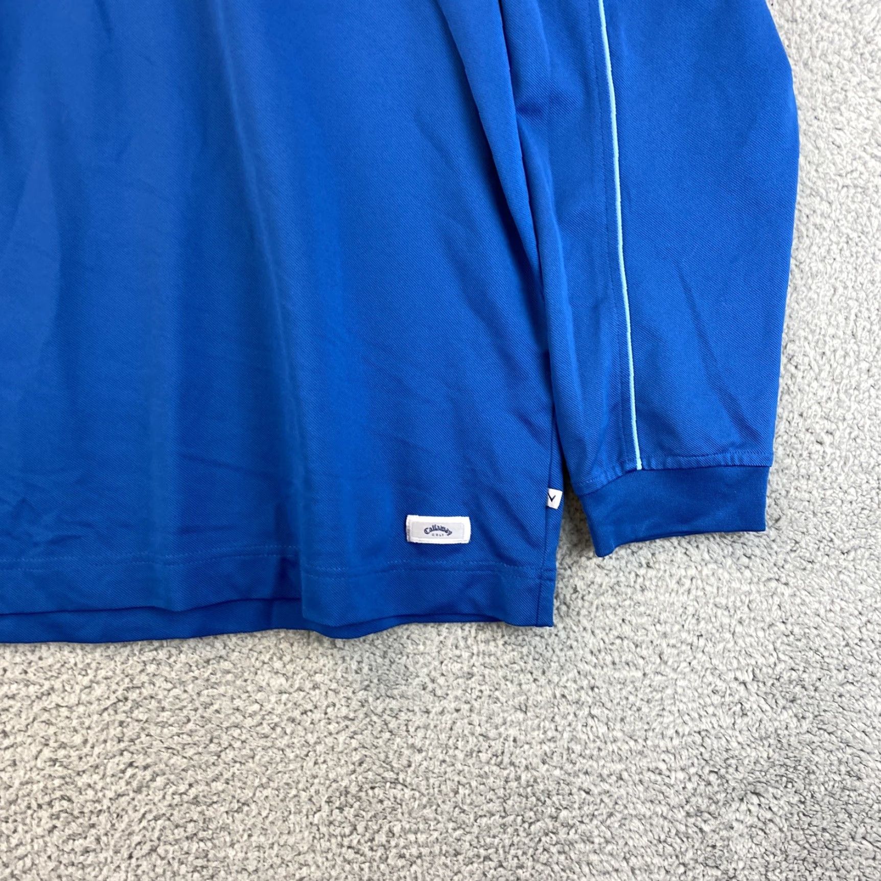 Callaway Callaway Men's Sz XL Blue Long Sleeve Golf Polo Shirt/66-16 Size US XL / EU 56 / 4 - 2 Thumbnail