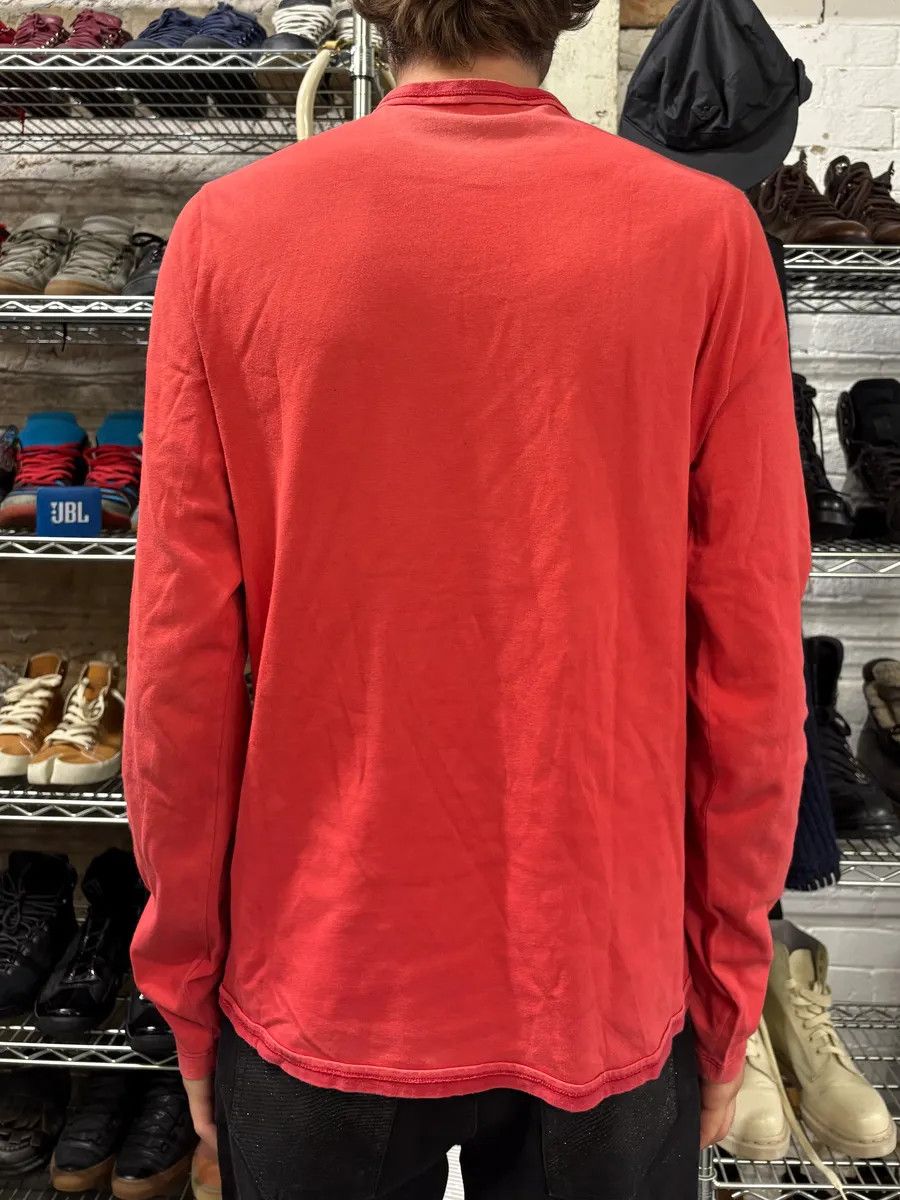 Prada × Vintage 2000s Prada Red Linea Rossa Longsleeves Size US M / EU 48-50 / 2 - 3 Thumbnail