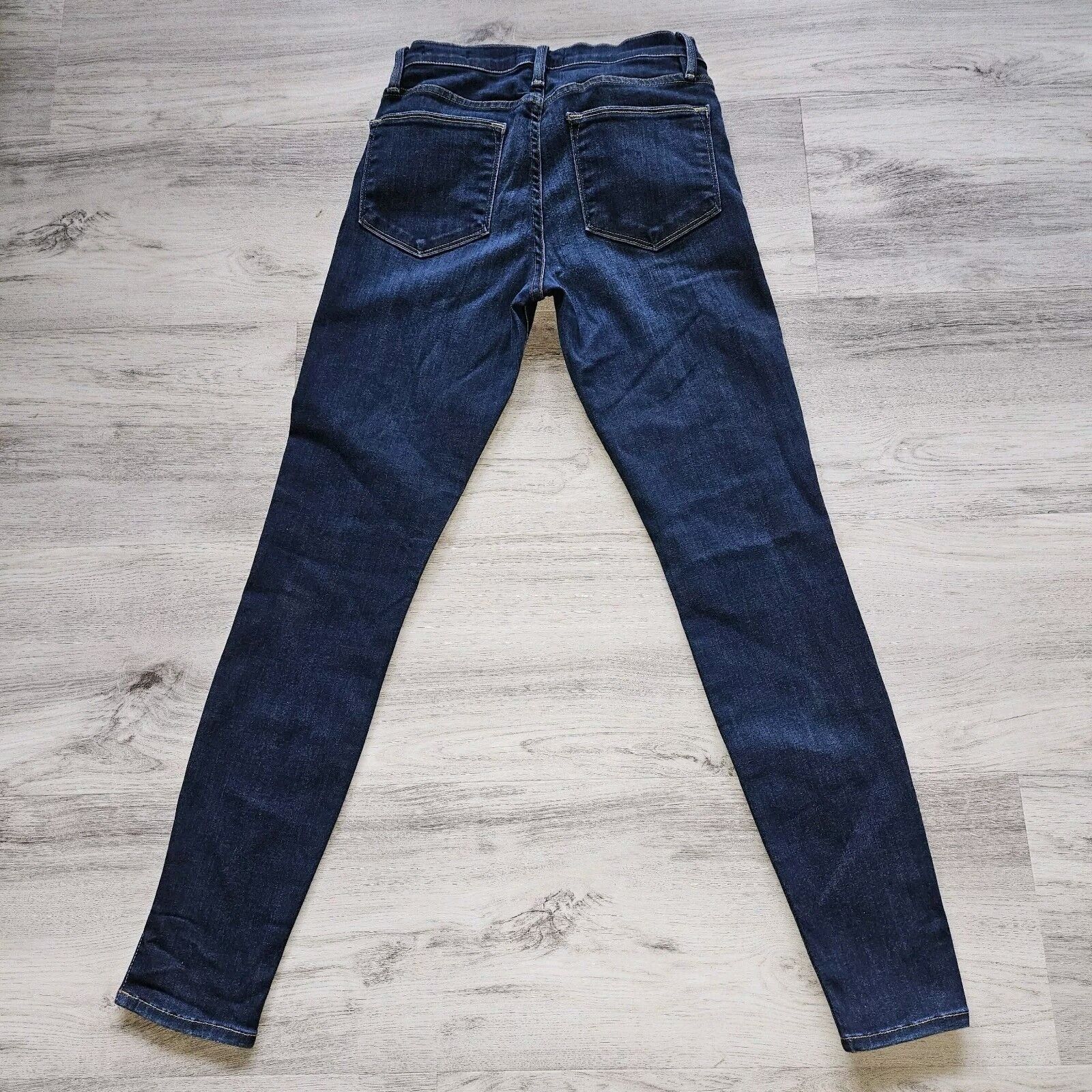 Frame Frame Jeans Women 25 Le High Skinny Split Hem Mid Rise Blue Size 25" / US 0 / IT 36 - 8 Thumbnail