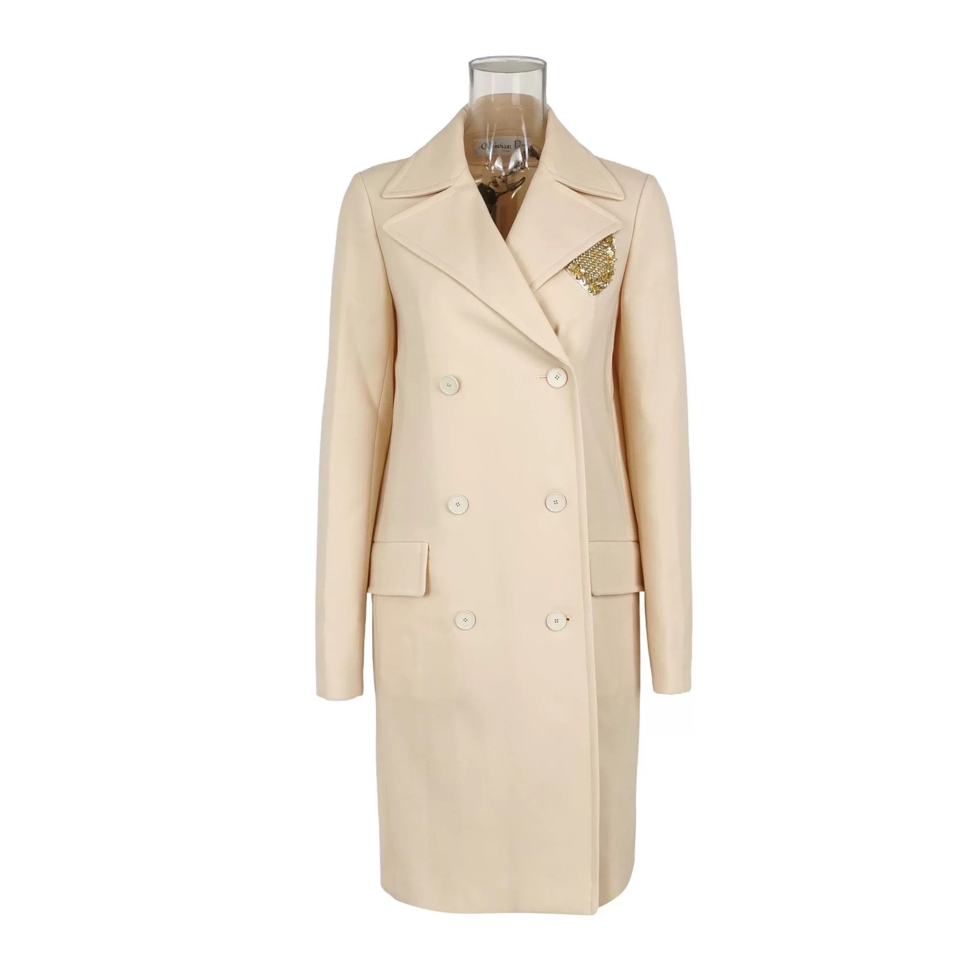 Dior christian dior double-breasted coat size 38 Size US M / EU 48-50 / 2 - 1 Thumbnail