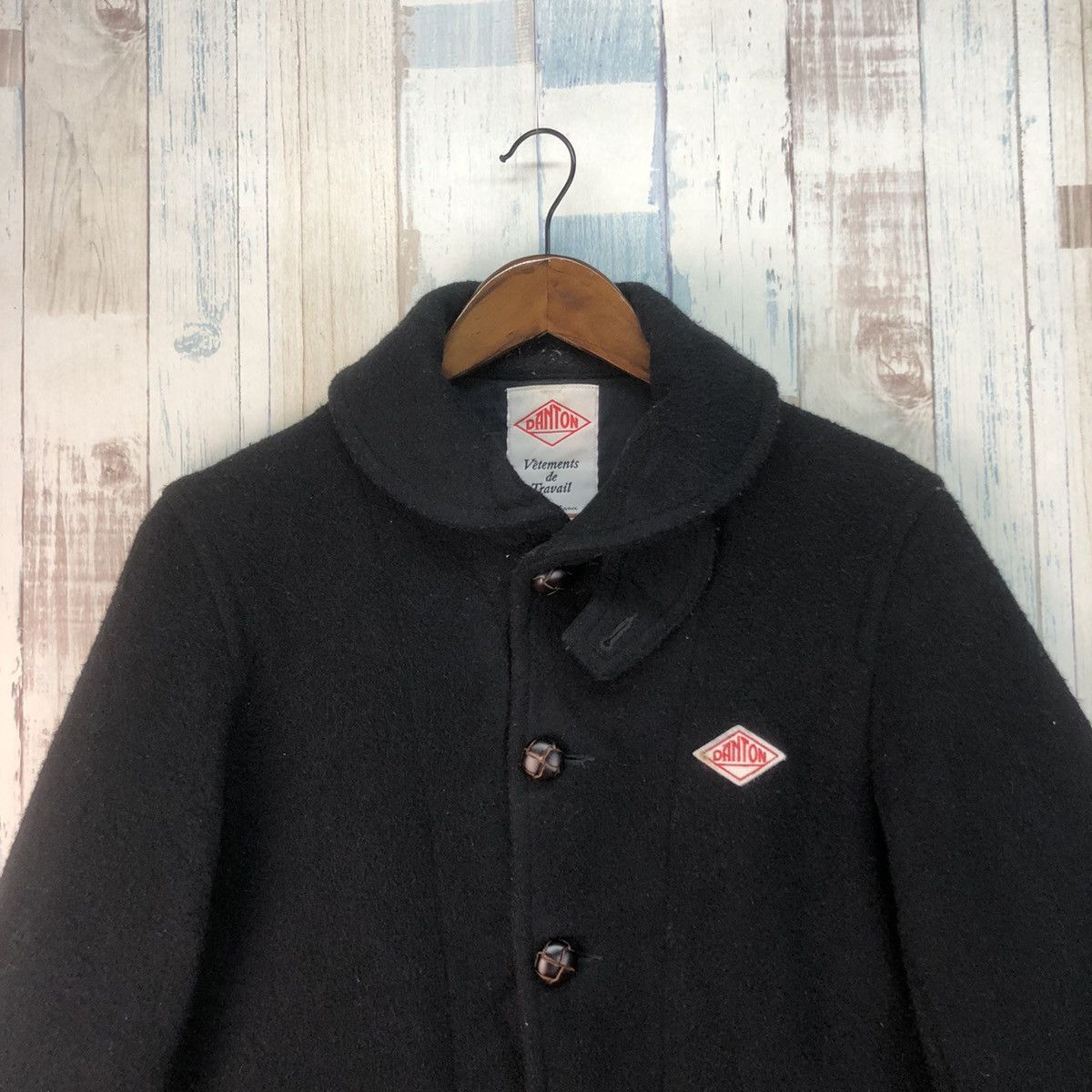 Danton × Japanese Brand × Vintage Vintage Danton Vetements De Travail Wool Jacket Size US S / EU 44-46 / 1 - 3 Thumbnail