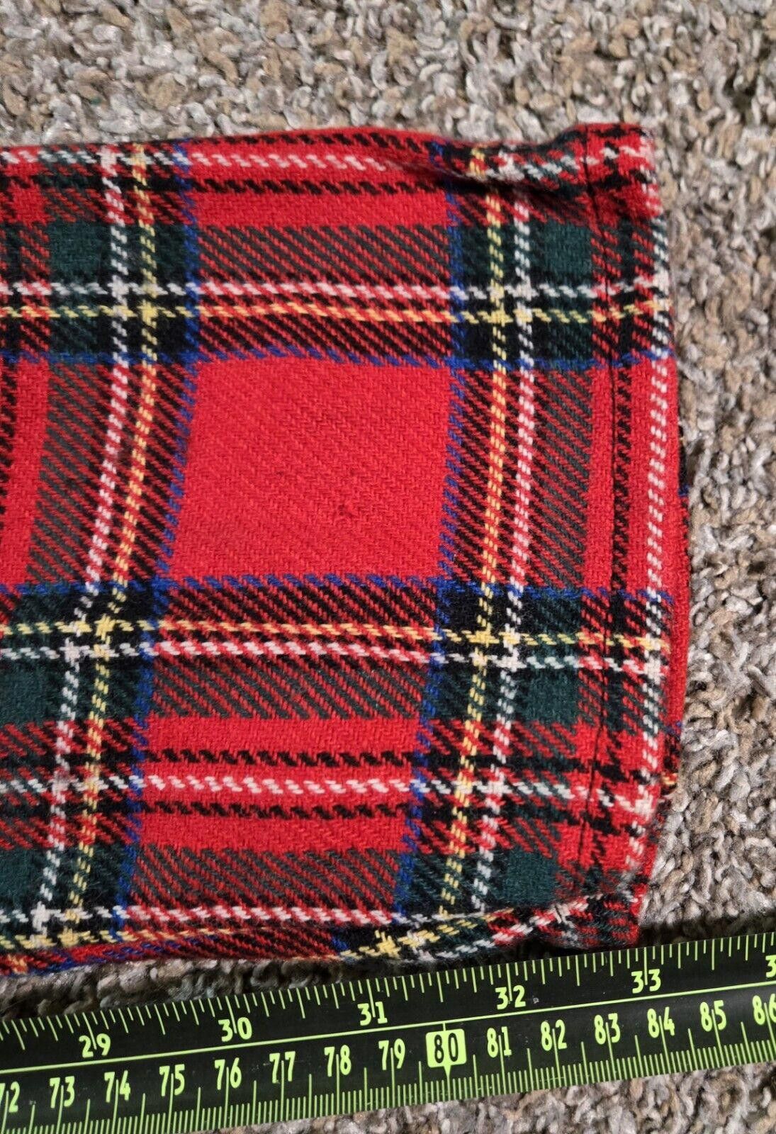 Designer Tiger Of London Plaid Flannel Bondage Zippper Punk Pants 34 Size US 34 / EU 50 - 10 Thumbnail