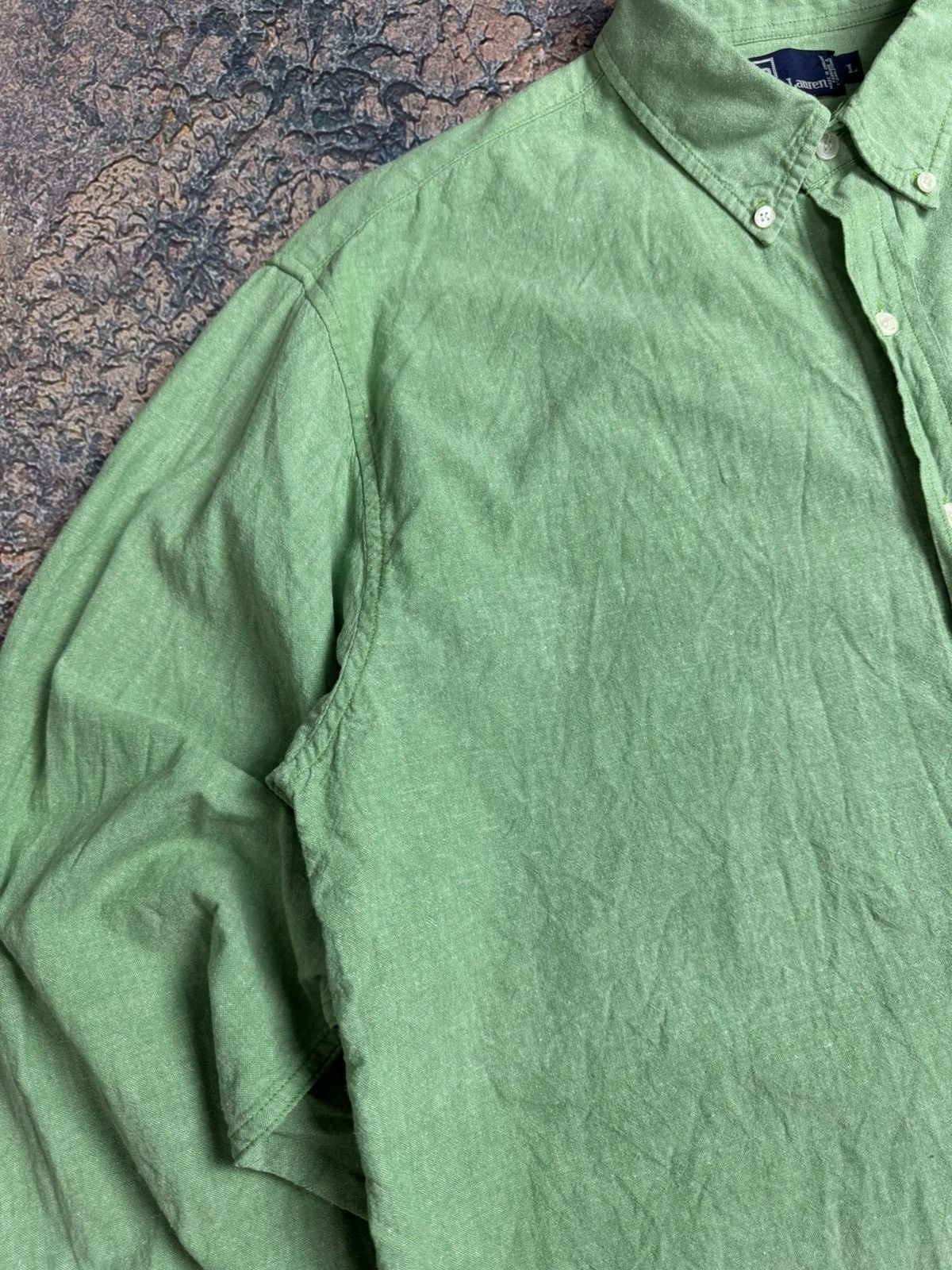 Polo Ralph Lauren VNTG Y2K Polo Ralph Lauren Shirt flannel RARE long SLEEVE Size US L / EU 52-54 / 3 - 4 Thumbnail
