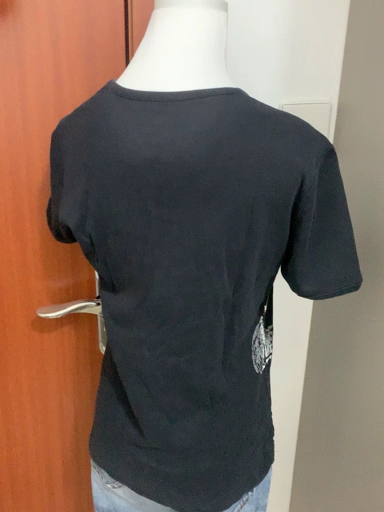 Vivienne Westwood Vivienne Westwood Saturn logo black short sleeves Size L / US 10 / IT 46 - 2 Thumbnail