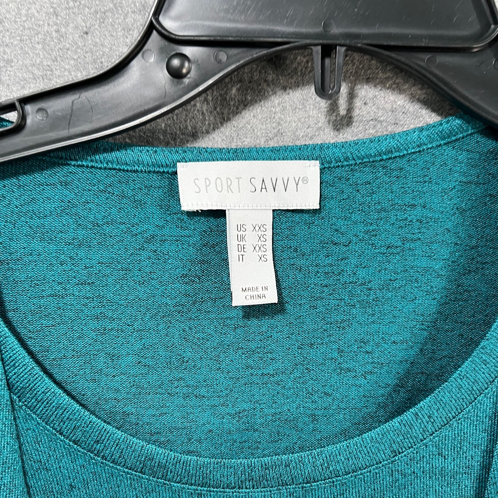 Other Sport Savvy Regular Heathered Soft Jersey Cardigan- Tank Size XXS / US 00 / IT 34 - 3 Thumbnail