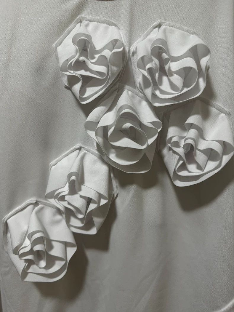 Comme des Garcons Comme Des Garcons Polyester three-dimensional flower long Size S / US 4 / IT 40 - 3 Thumbnail
