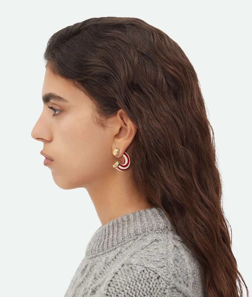 Bottega Veneta o1w1db10525 Size: OS / Puzzle Earrings in Multicolor Size ONE SIZE - 3 Thumbnail