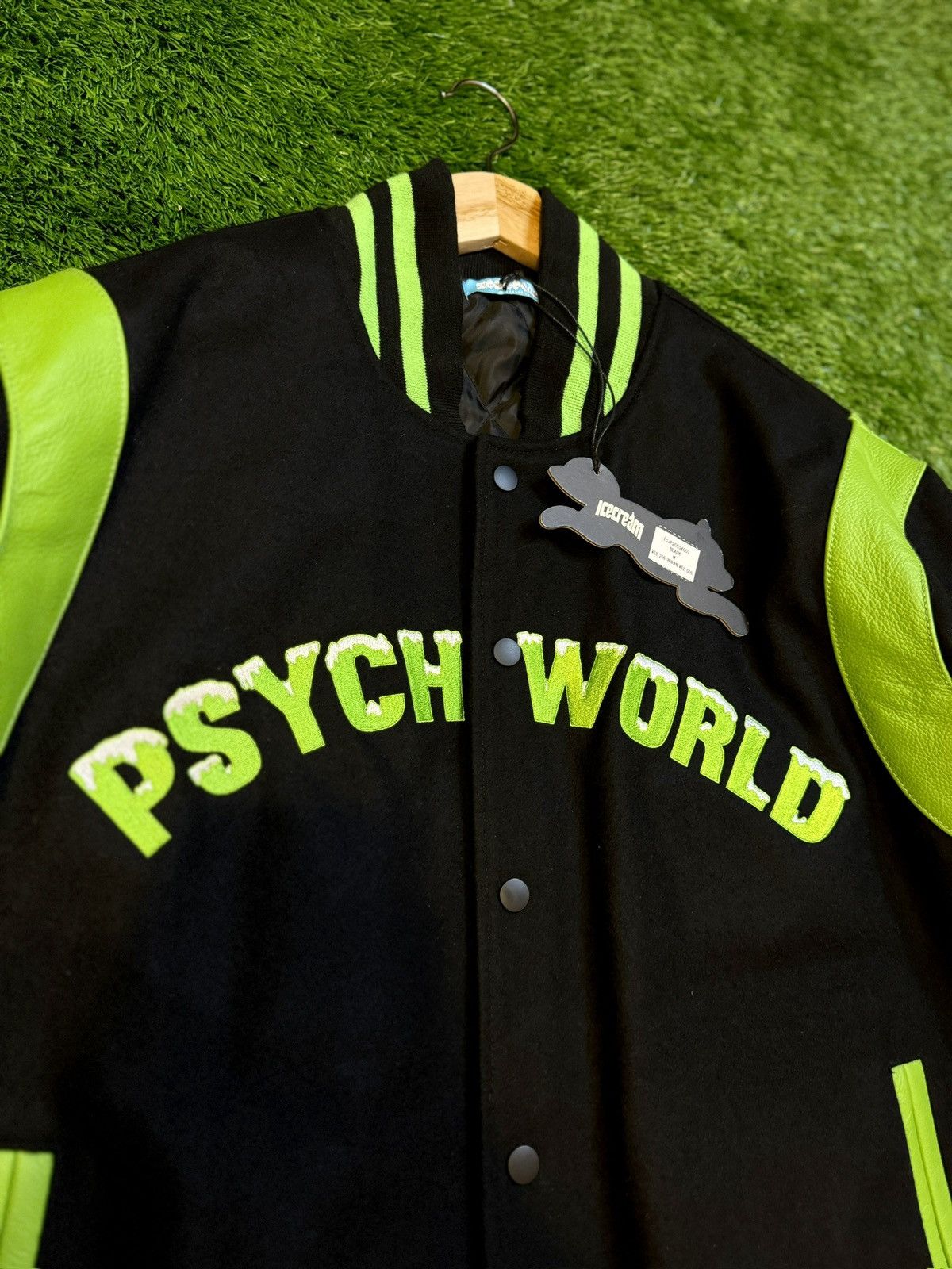 Psychworld Psychworld × BBC ICECREAM Varsity Jacket Size US M / EU 48-50 / 2 - 1 Thumbnail