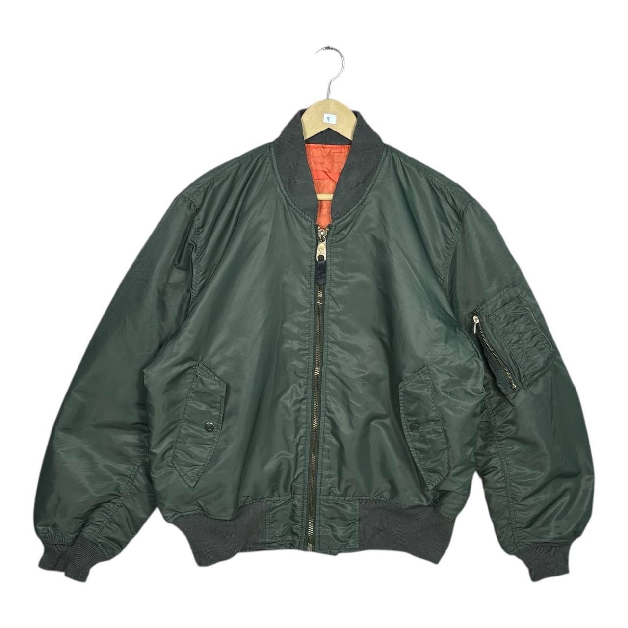 Other VTG MA-1 Flight Jacket Sage Green Bomber USAF Military Size US M / EU 48-50 / 2 - 1 Thumbnail
