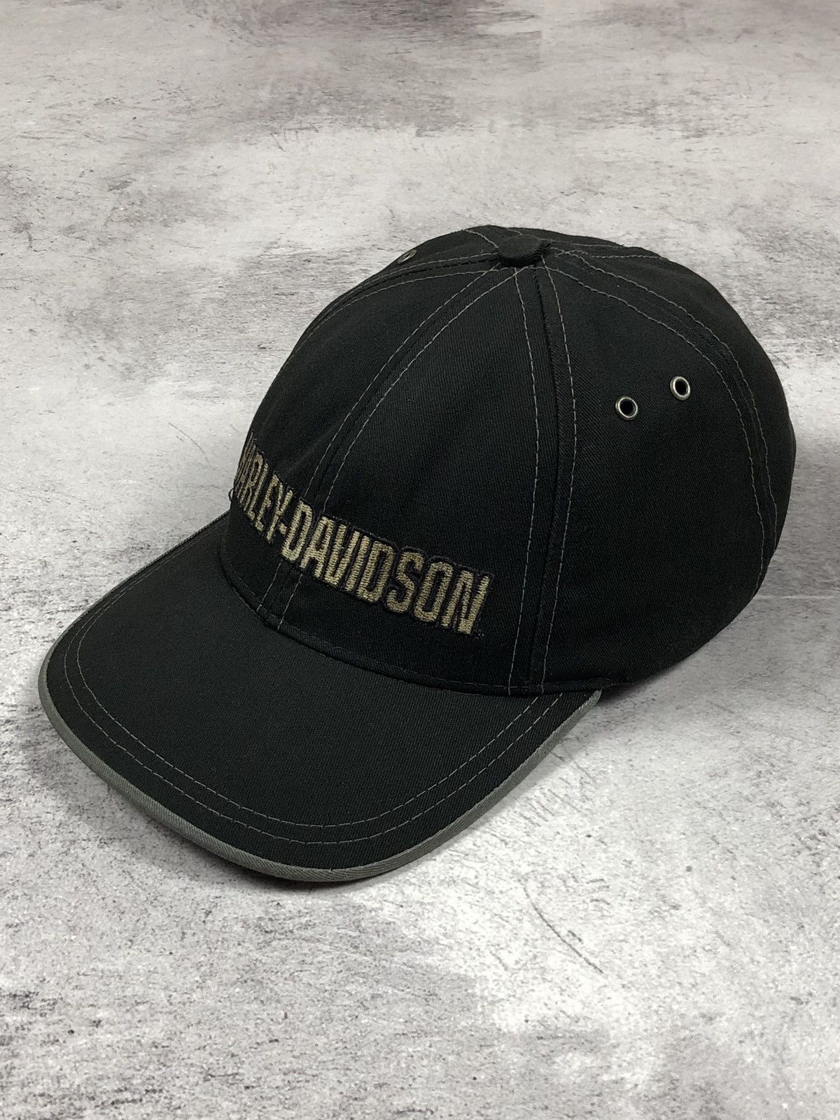 Harley Davidson Vintage Harley-Davidson USA Cap Size ONE SIZE - 1 Thumbnail