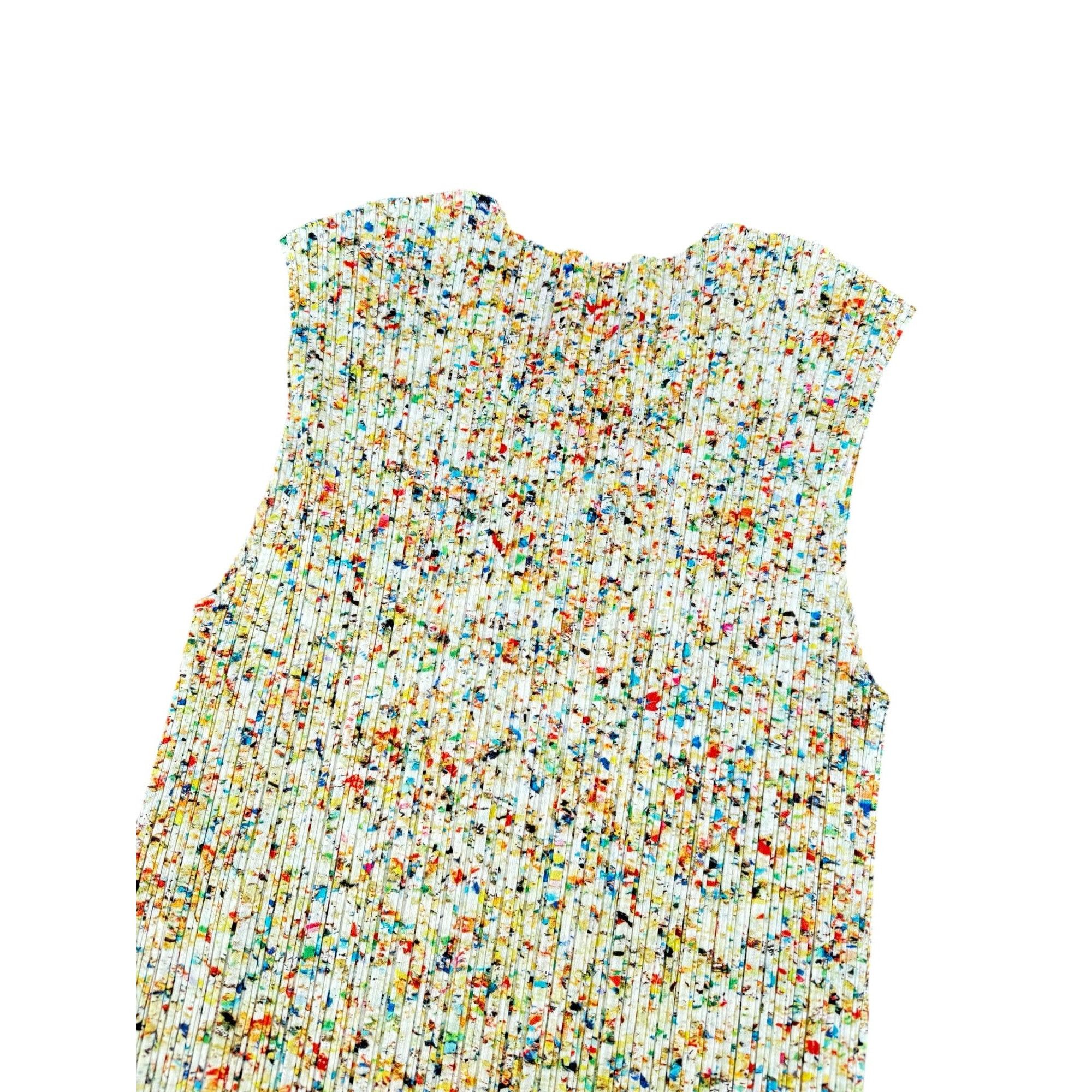 Issey Miyake Pleats Please Splattered Top Size M / US 6-8 / IT 42-44 - 5 Thumbnail