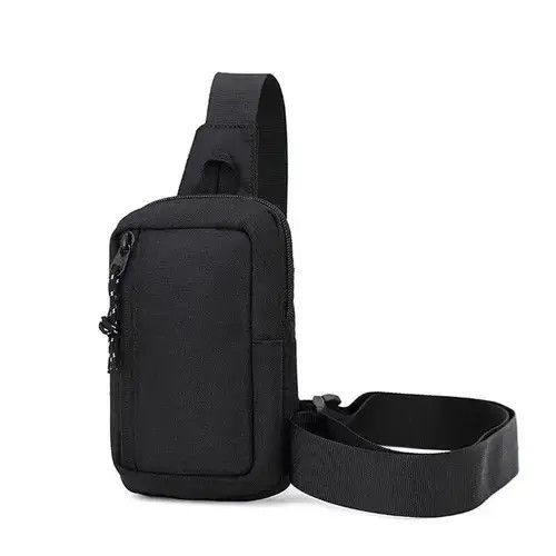 Other Black Shoulder Carry Side Bag Zip Satchel Pack Tactical Size ONE SIZE - 4 Thumbnail