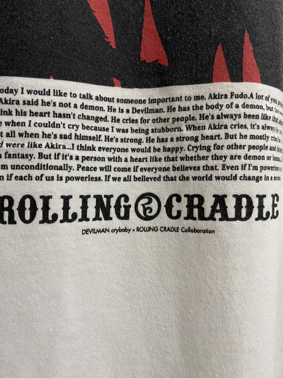 Anime Devilman Crybaby x Rolling Cradle Size US L / EU 52-54 / 3 - 3 Thumbnail