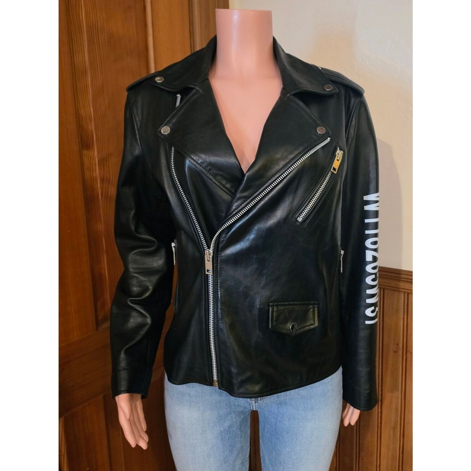 Leather NWOT Walter Baker New York Black Leather Candace Jacket L Size L / US 10 / IT 46 - 4 Thumbnail