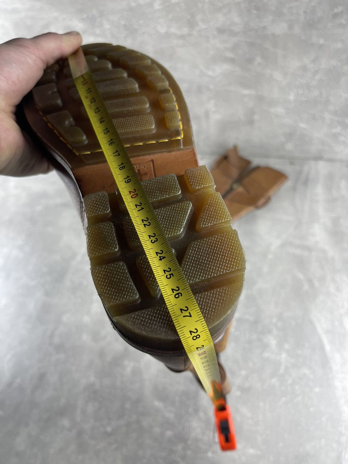 Dr. Martens Dr Martens Brown Leather Tall Buckle Strap Biker Boots Brown Size US 8 / IT 38 - 13 Thumbnail