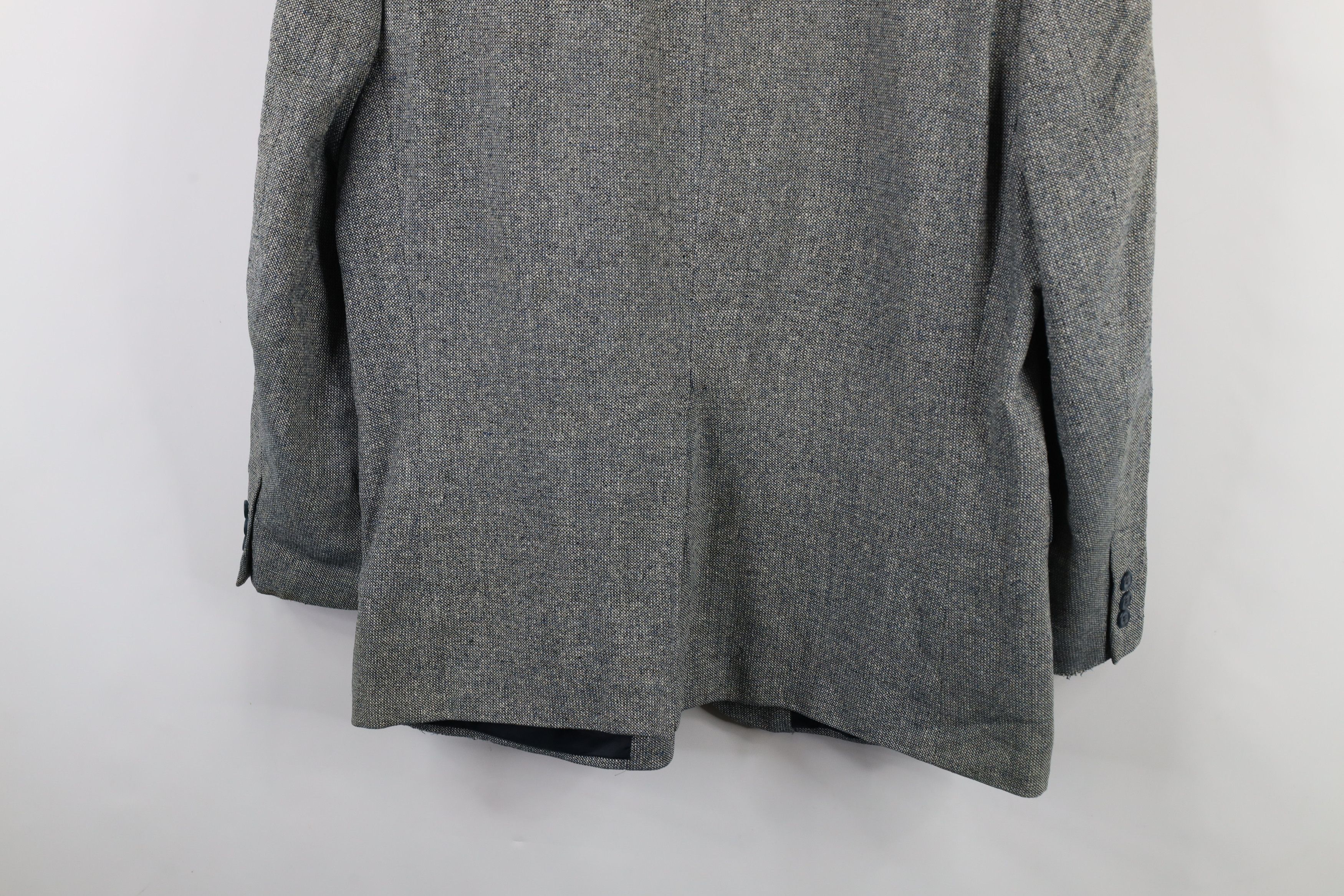 Vintage Vintage 90s Streetwear Silk Tweed Blazer Suit Coat Jacket Size US XL / EU 56 / 4 - 17 Thumbnail