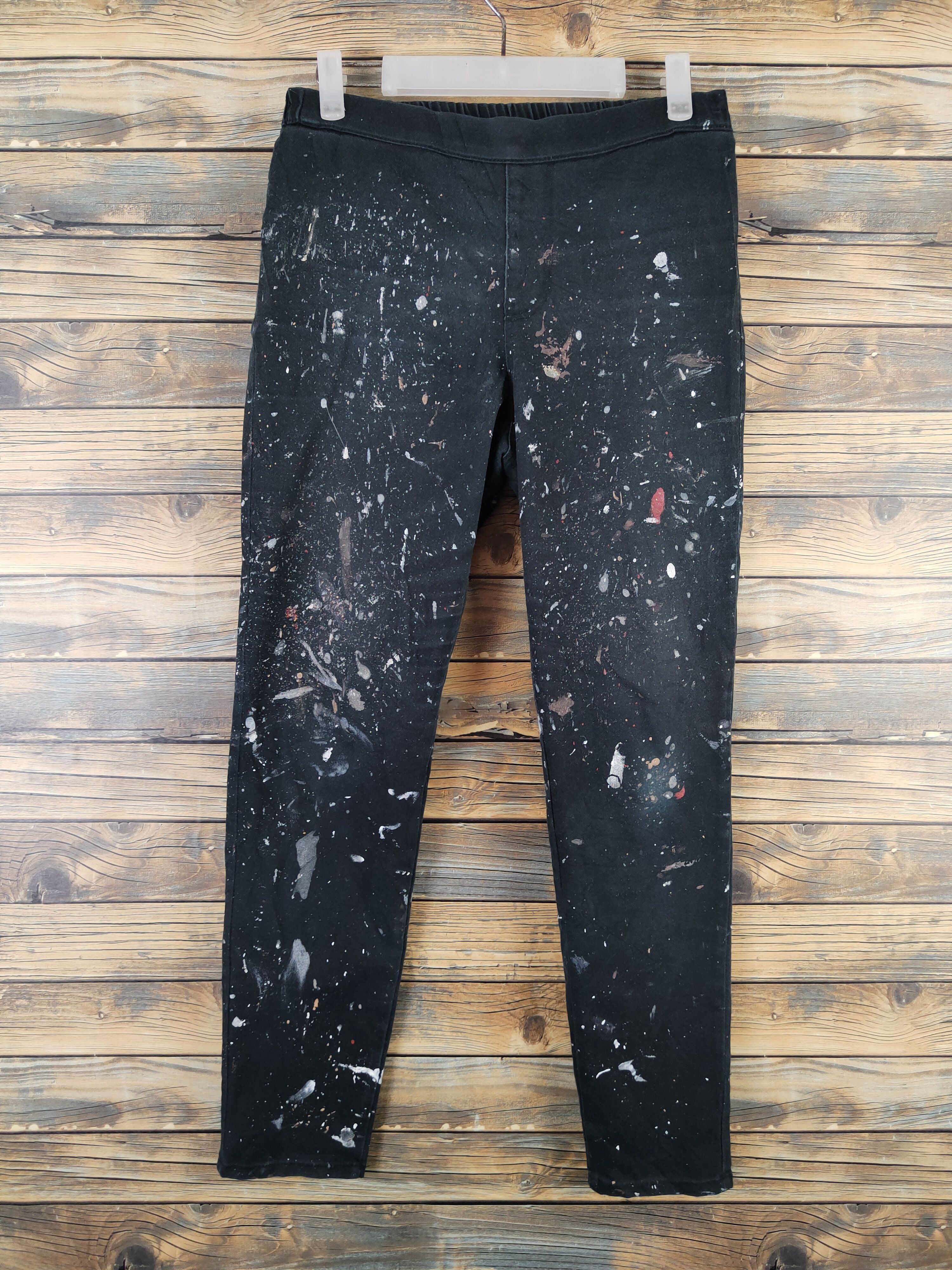 GU × Vintage GU Black painter jogger Pants #W2213 Size 28" / US 6 / IT 42 - 1 Thumbnail