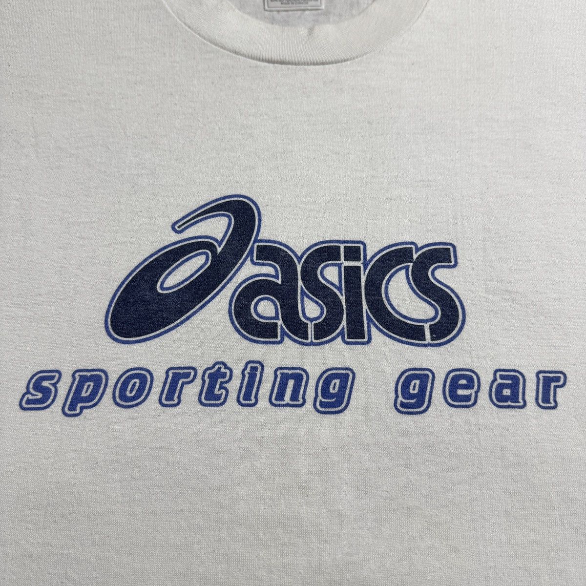 Asics Vintage 90s Asics Sporting Gear shoes brand tee rare 00s y2k Size US XL / EU 56 / 4 - 3 Thumbnail