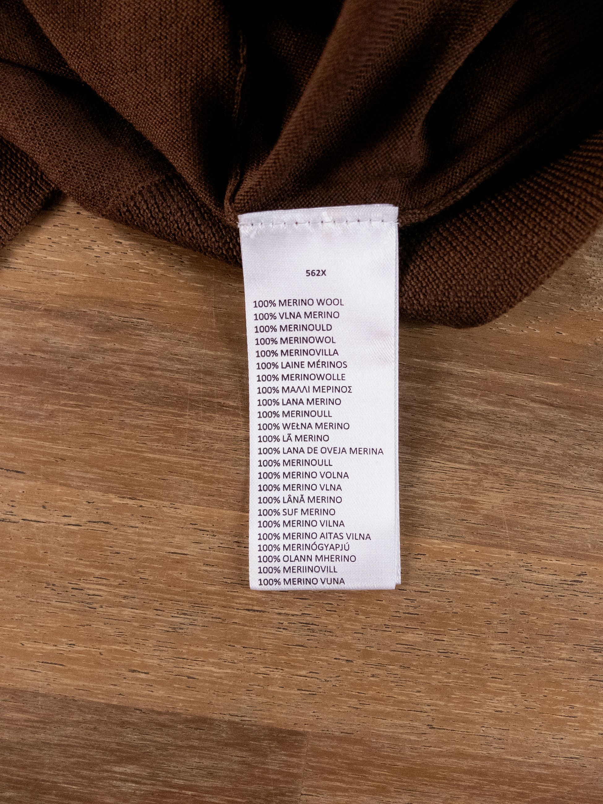 Paul Smith PAUL SMITH mainline brown merino wool sweater Medium Size US M / EU 48-50 / 2 - 6 Thumbnail