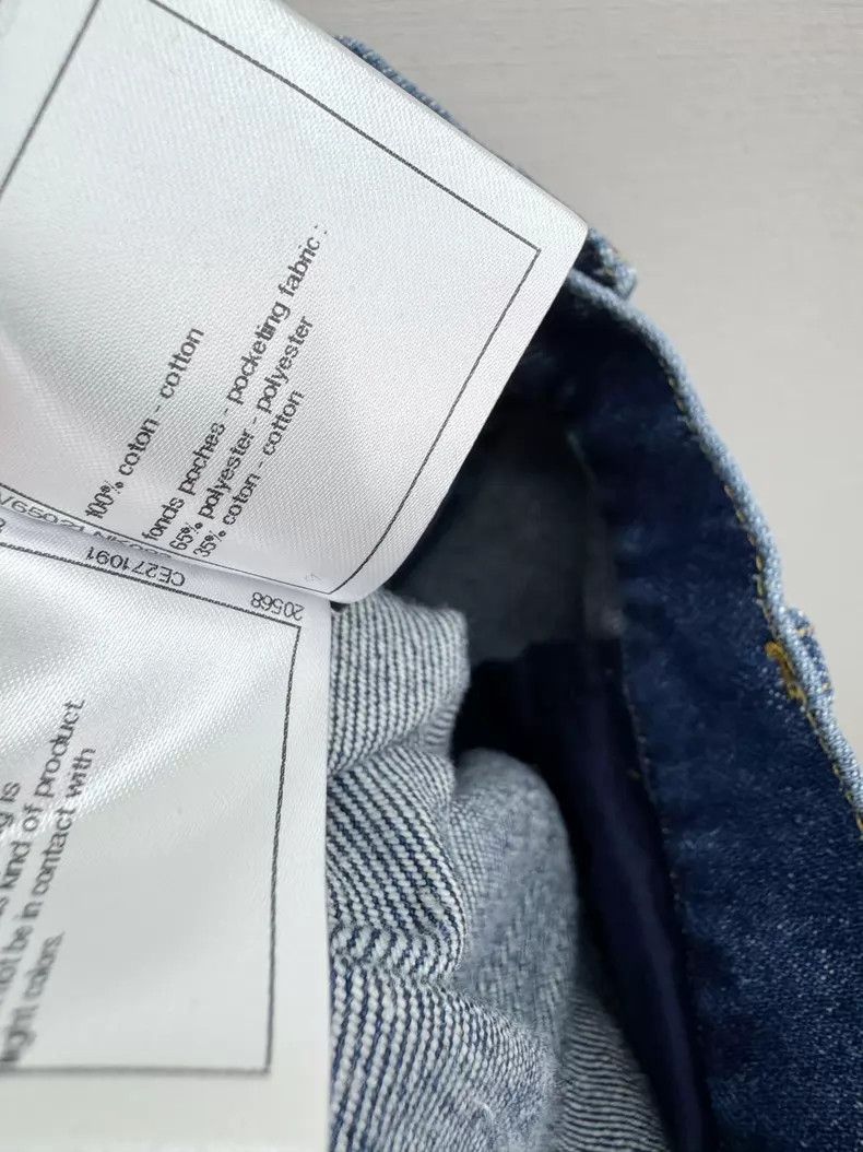 Chanel Chanel Diamond check jeans Size 24" / US 00 / IT 34 - 6 Thumbnail