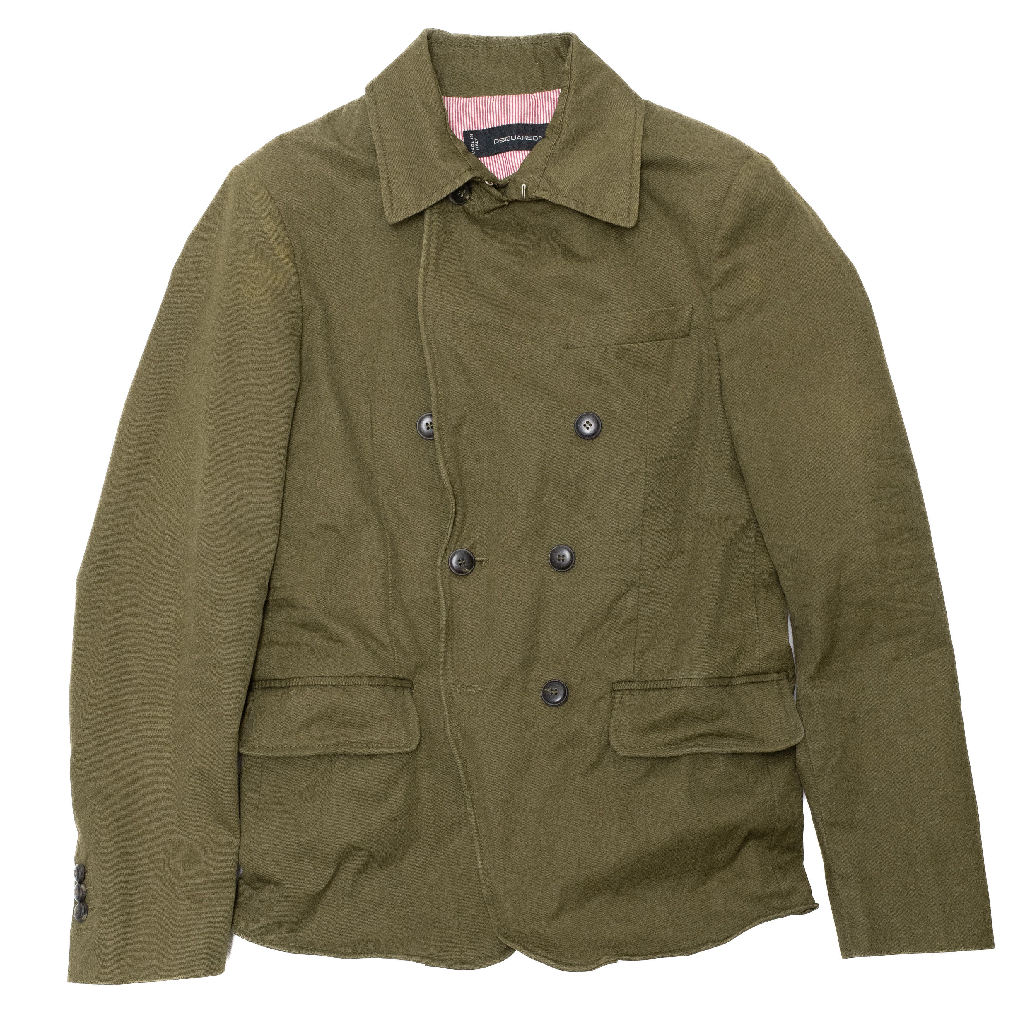 Dsquared2 *No Tariff* DSQUARED2 2013 Peacoat Double Breasted Jacket Size US M / EU 48-50 / 2 - 3 Thumbnail
