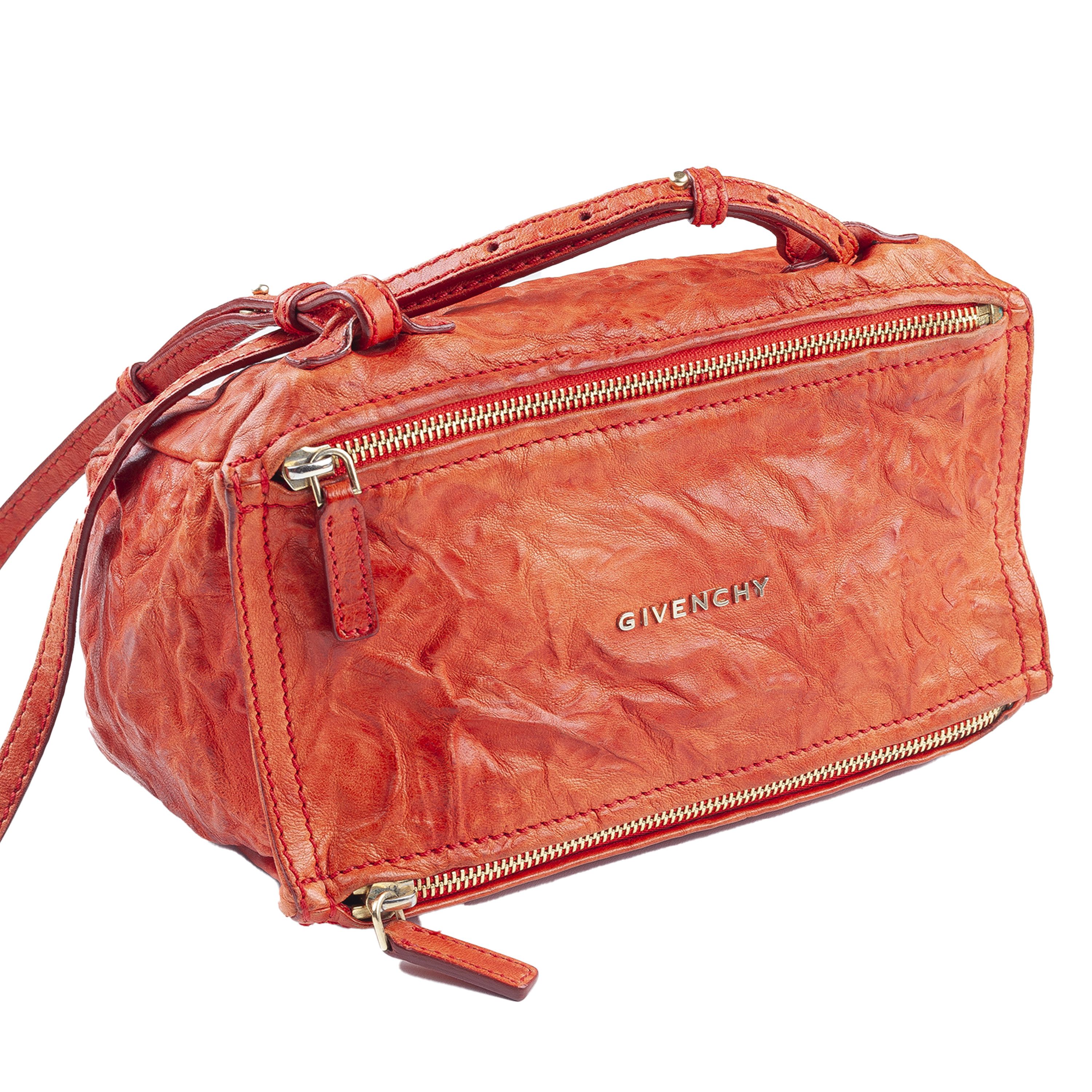 Givenchy Givenchy Paris Goatskin Coral Mini Pandora Vintage Bag Size ONE SIZE - 6 Thumbnail