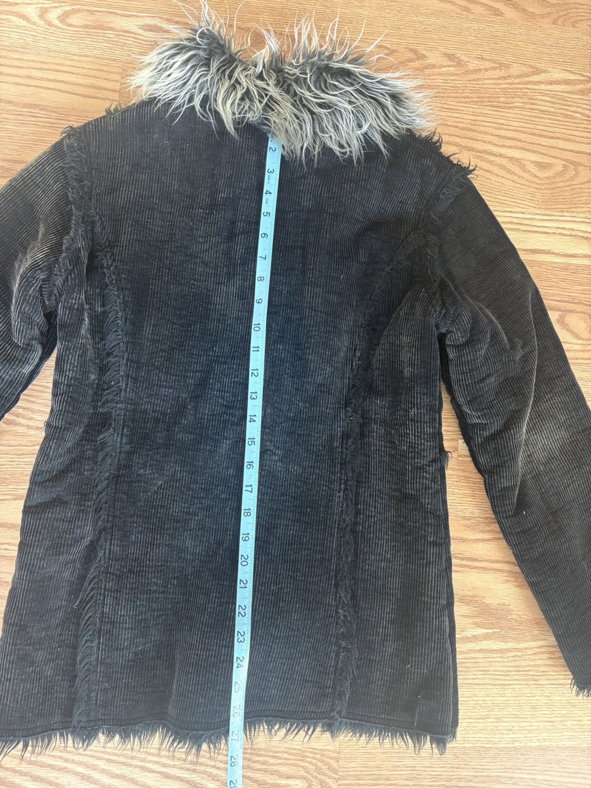 Other Hippie Boho Faux Fur Corduroy Jacket Size M / US 6-8 / IT 42-44 - 4 Thumbnail