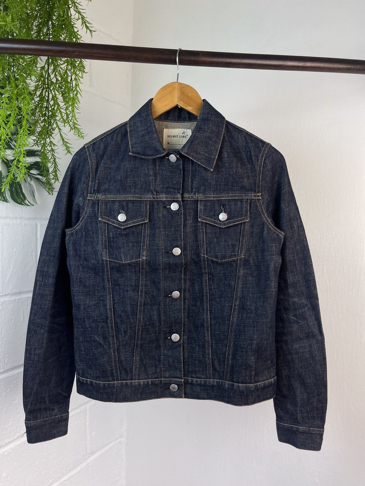 Helmut Lang 90s Helmut Lang Indigo Blue Denim Jacket | Grailed