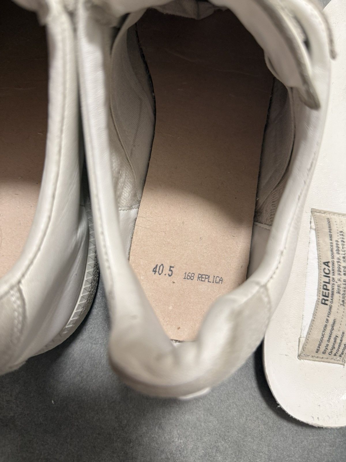 Maison Margiela Maison Margiela GAT White Sneakers gats margiela Size US 7.5 / EU 40-41 - 11 Thumbnail