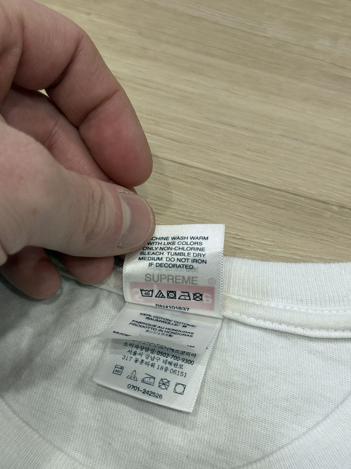 Supreme Supreme Sterling Ruby LA Fire Relief Box Logo Tee Size US L / EU 52-54 / 3 - 12 Thumbnail