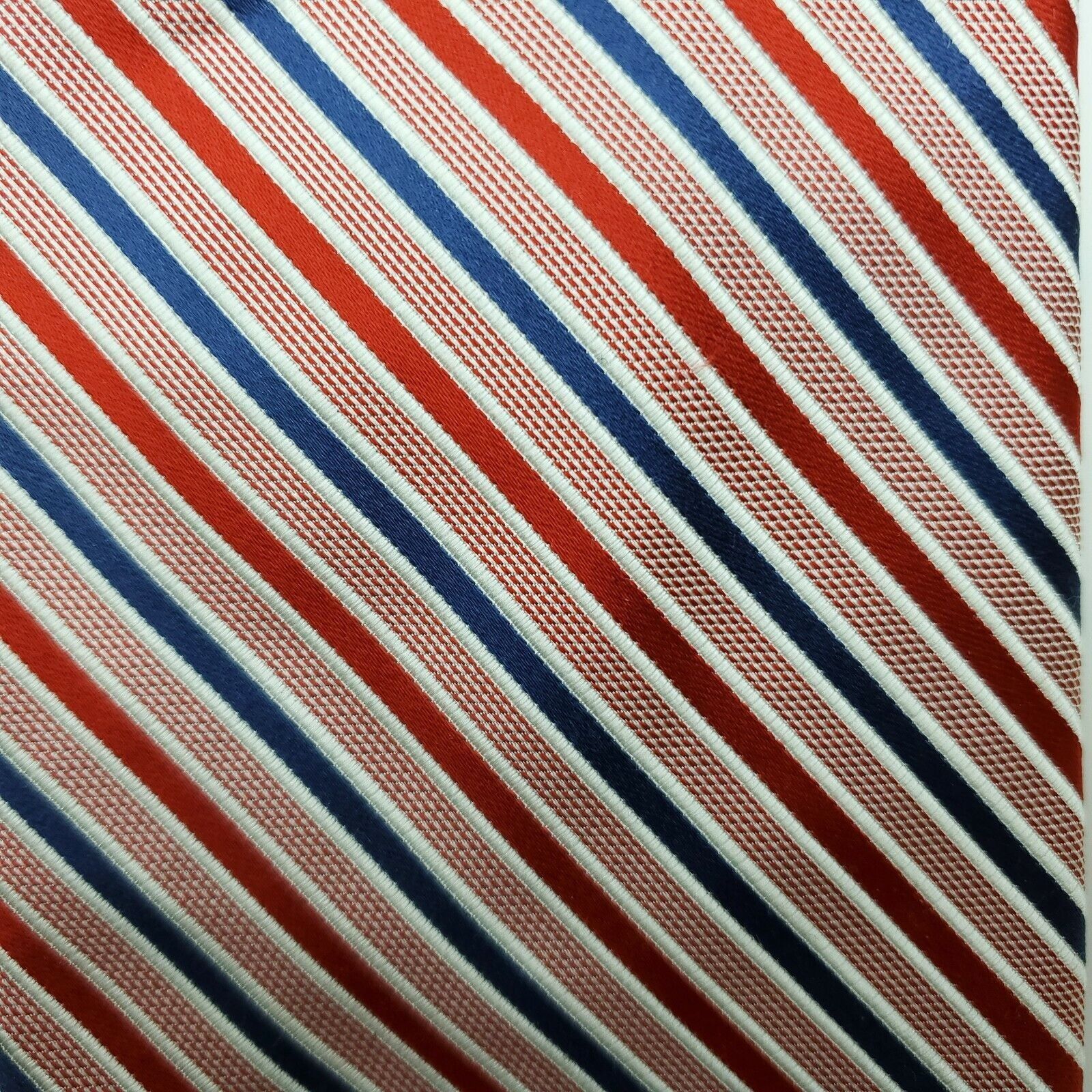 Croft & Barrow Croft & Barrow Red Striped Silk Tie Wide Size ONE SIZE - 2 Thumbnail