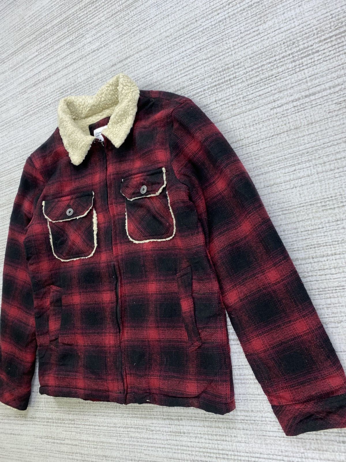 Vintage Vintage Growth By Grail Lined Sherpa Wool Flannel Jacket Size US M / EU 48-50 / 2 - 4 Thumbnail