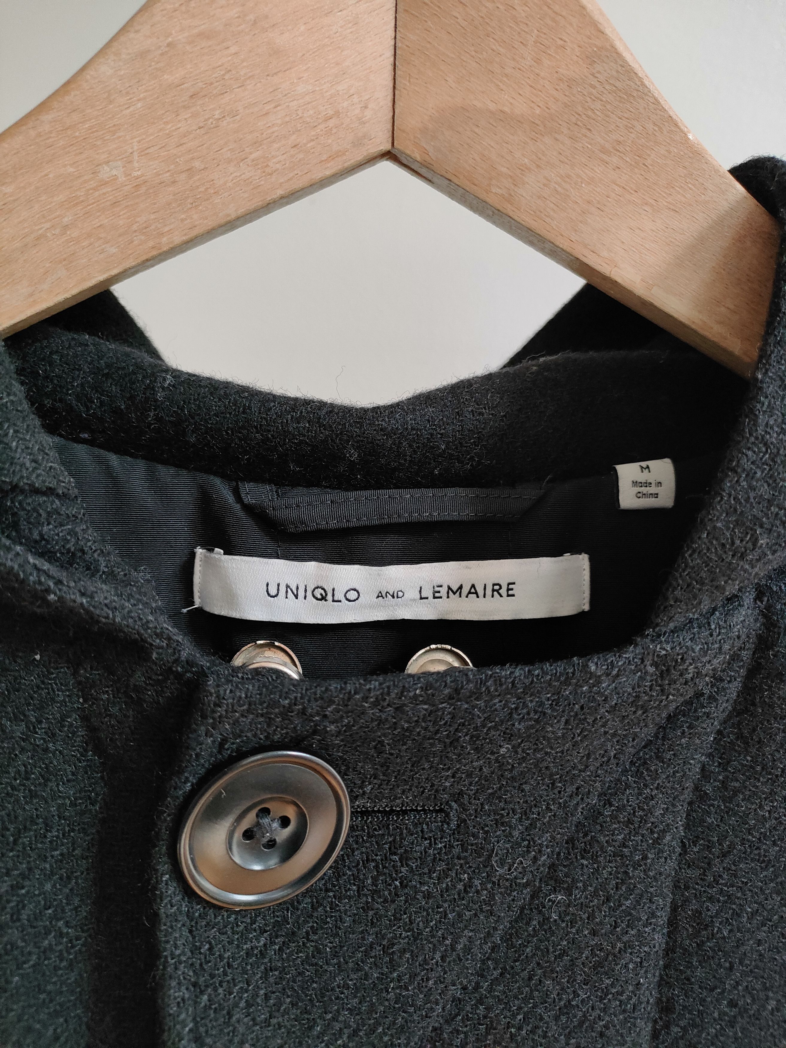 Lemaire × Uniqlo Uniqlo and Lemaire Hooded Wool Coat Size US M / EU 48-50 / 2 - 5 Thumbnail