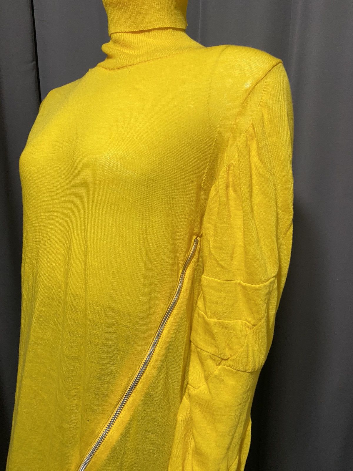 Sacai -2018- Diagonal Zip Knit Dress