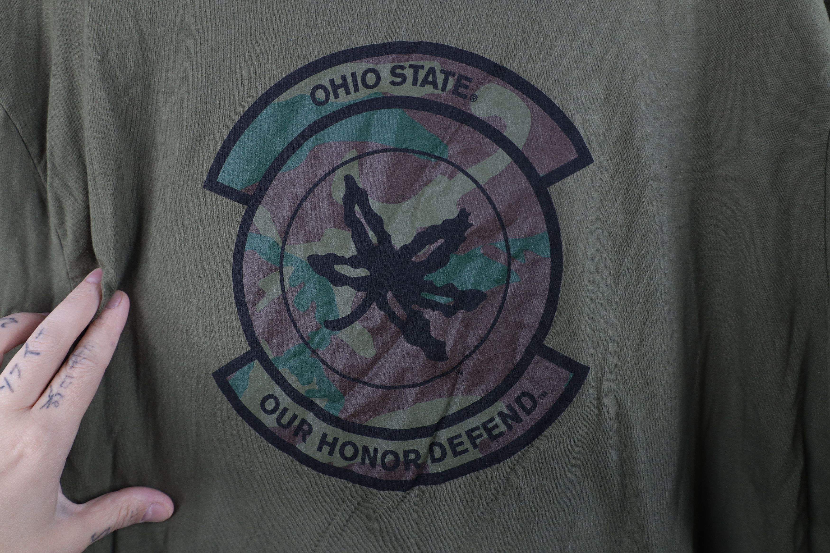 Nike Nike Military Ohio State University Long Sleeve T-Shirt Size US L / EU 52-54 / 3 - 12 Thumbnail
