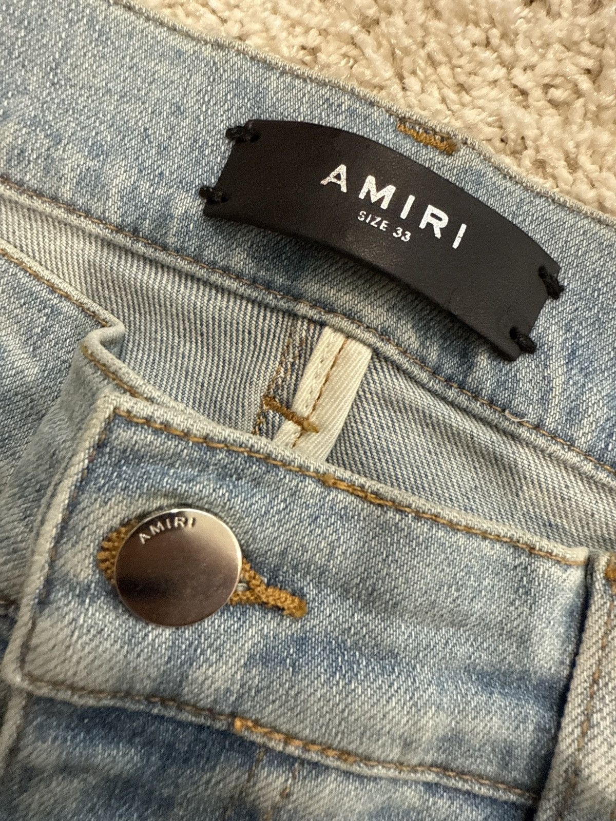 Amiri Amiri Denim Jeans Size US 33 - 4 Thumbnail